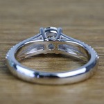 Custom Split Shank 0.90 Carat Round Diamond Engagement Ring  - small angle 4